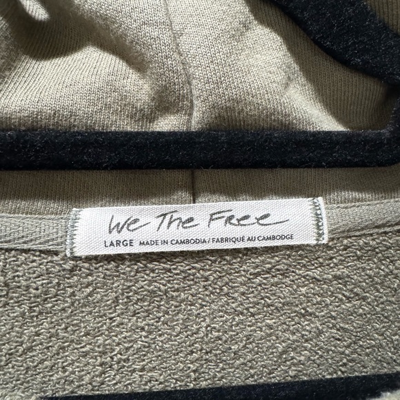 Free People **Lonely Heart** Studded Hoodie Sweatshirt - Picture 7 of 7